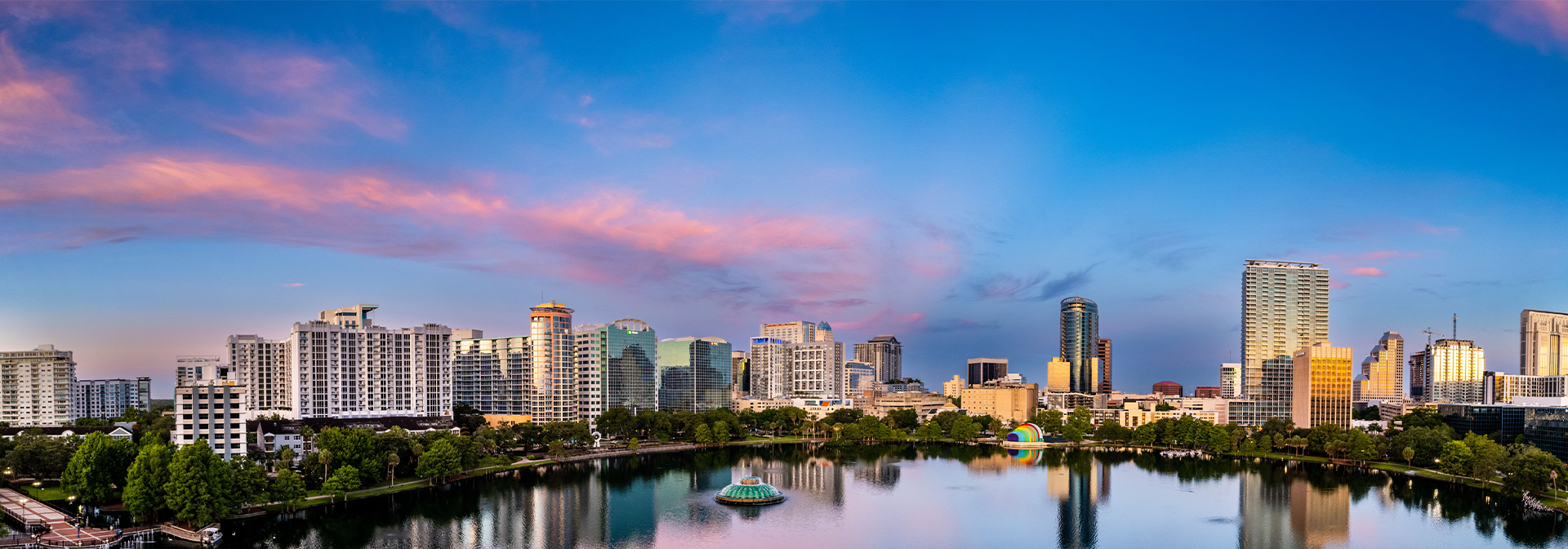 Lake Eola view banner